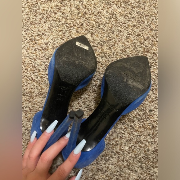 YSL  beautiful royal blue pump size 6.5 - Picture 3 of 5